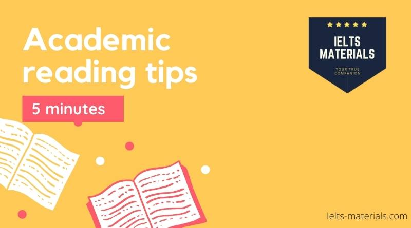 Academic reading tips